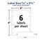 Avery File Folder Labels, 5/8" x 2-3/4", White, Non-Printable, 8 Packs, 1,248 Blank Labels Total (21925)
